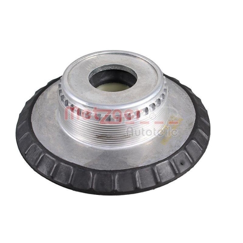 Federbeinst&uuml;tzlager METZGER 6490380 f&uuml;r MERCEDES-BENZ, Vorderachse links, oben