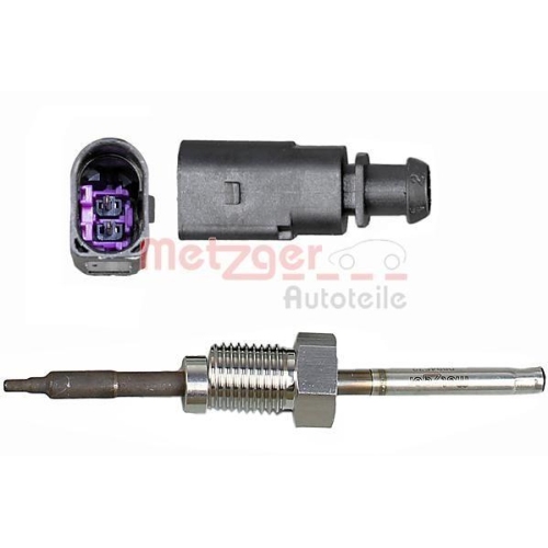 Sensor, Abgastemperatur METZGER 0894572 f&uuml;r VW, vor Abgasturbolader