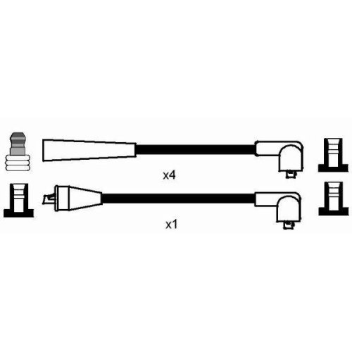 Z&uuml;ndleitungssatz NGK 5408 f&uuml;r ALFA ROMEO FIAT LANCIA FERRARI MASERATI ABARTH