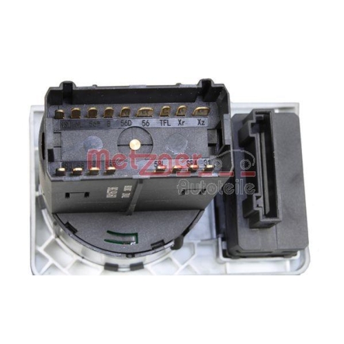 Schalter, Hauptlicht METZGER 0916736 f&uuml;r AUDI