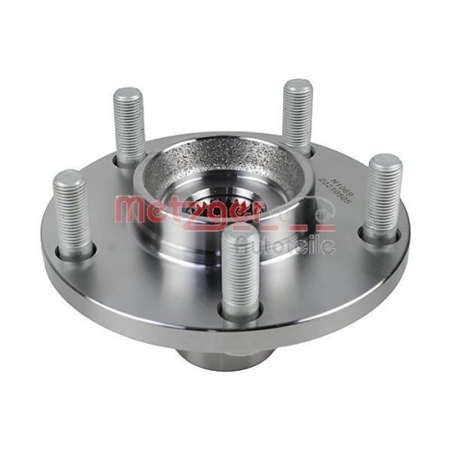 Radnabe METZGER N 1069 f&uuml;r NISSAN, Vorderachse links, Vorderachse rechts