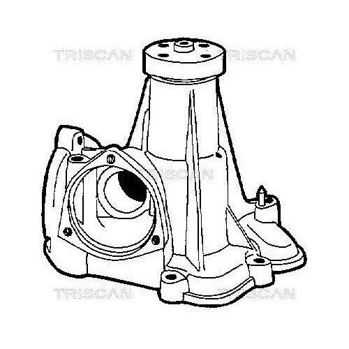 Wasserpumpe, Motork&uuml;hlung TRISCAN 8600 23004 f&uuml;r MERCEDES-BENZ