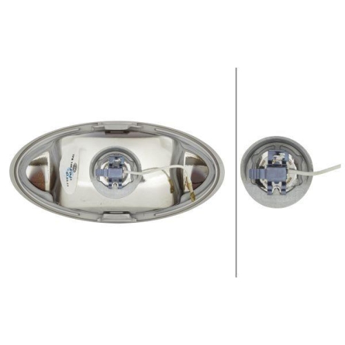 HELLA Scheinwerfereinsatz, Fernscheinwerfer 1FB 149 519-011 f&uuml;r, links, rechts