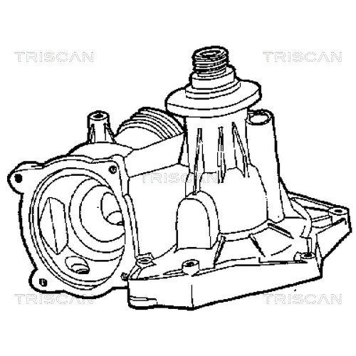 Wasserpumpe, Motork&uuml;hlung TRISCAN 8600 11008 f&uuml;r BMW