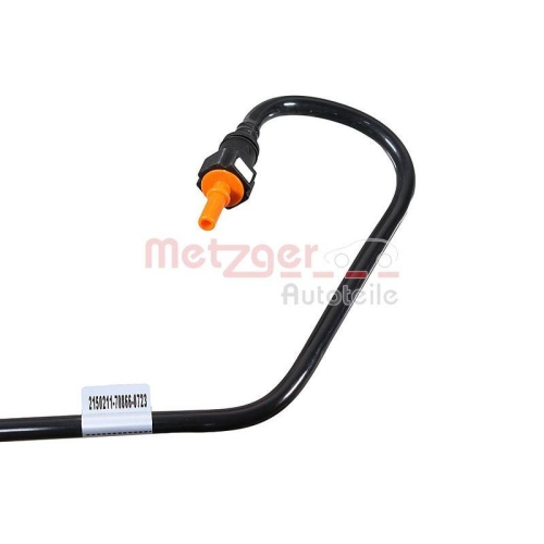 Kraftstoffleitung METZGER 2150211 f&uuml;r MERCEDES-BENZ, Kraftstoffbeh&auml;lter