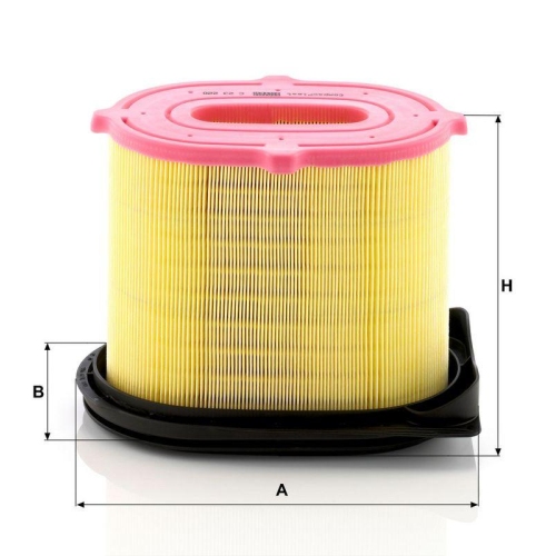 Luftfilter MANN-FILTER C 23 220 IQORON f&uuml;r AEBI BOMAG CASE IH JCB REFORM VM