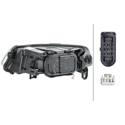 HELLA Hauptscheinwerfer 1EL 009 925-521 f&uuml;r AUDI VW AUDI (FAW), rechts