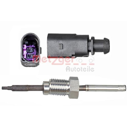 Sensor, Abgastemperatur METZGER 0894579 f&uuml;r SEAT VW, vor Abgasturbolader