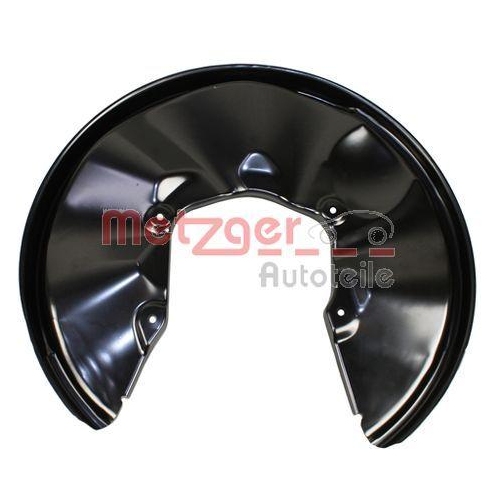 Spritzblech, Bremsscheibe METZGER AUTOTEILE 6115233 f&uuml;r VAG, Hinterachse links