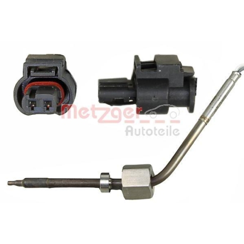 Sensor, Abgastemperatur METZGER 0894580 f&uuml;r MERCEDES-BENZ, vor Katalysator