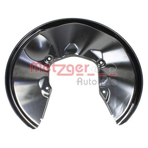 Spritzblech, Bremsscheibe METZGER AUTOTEILE 6115234 f&uuml;r VAG, Hinterachse rechts