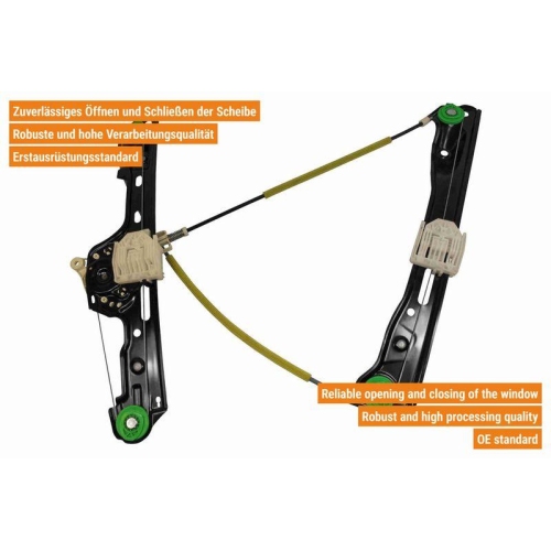 VAICO Fensterheber links und rechts elektrisch vorne V20-1537 + V20-1538 f&uuml;r BMW