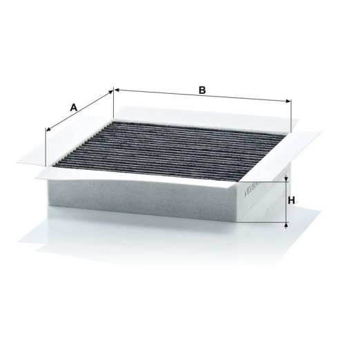 Filter, Innenraumluft MANN-FILTER CUK 2032 f&uuml;r SMART