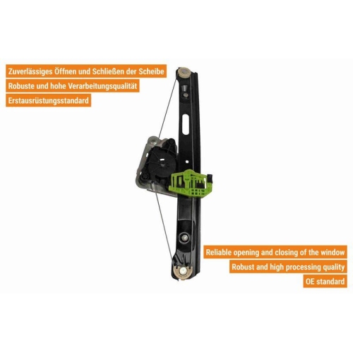 VAICO Fensterheber links und rechts elektrisch hinten V20-1539 + V20-1540 f&uuml;r BMW