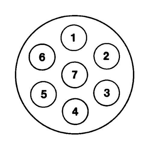 HELLA Steckdose 8JB 001 943-041 für MERCEDES-BENZ JAEGER CASE IH SAME DEUTZ-FAHR