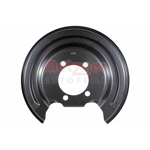 Spritzblech, Bremsscheibe METZGER AUTOTEILE 6115609 f&uuml;r TOYOTA