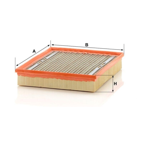 Luftfilter MANN-FILTER C 33 189/1 f&uuml;r FIAT OPEL VAUXHALL GENERAL MOTORS