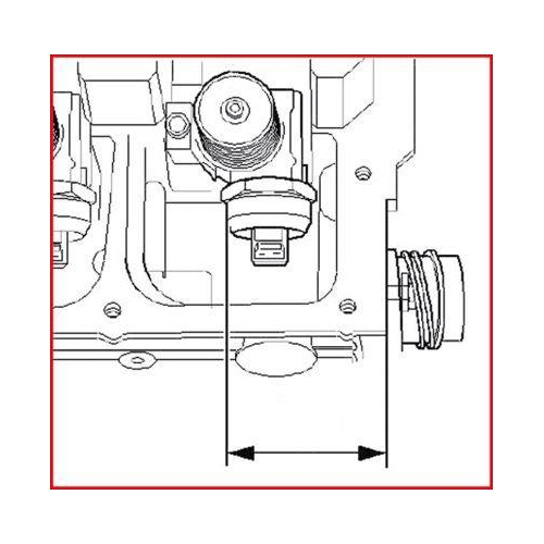 Einstelllehre, Pumpe-Düse-Einheit KS TOOLS 400.9089 für
