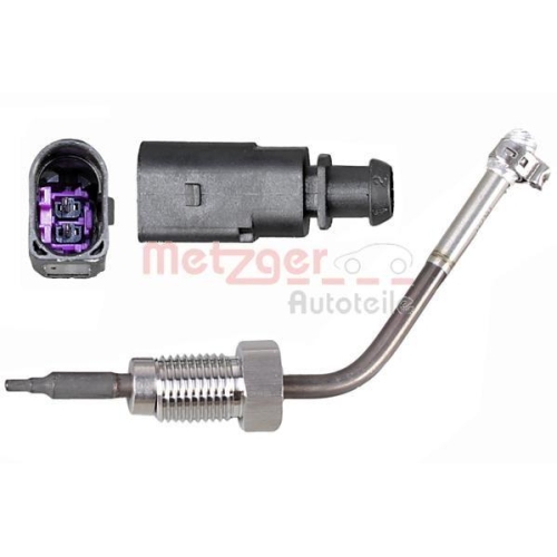 Sensor, Abgastemperatur METZGER 0894588 für SEAT SKODA, vor Abgasturbolader