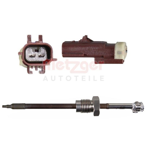 Sensor, Abgastemperatur METZGER 08941100 f&uuml;r JEEP, Katalysator