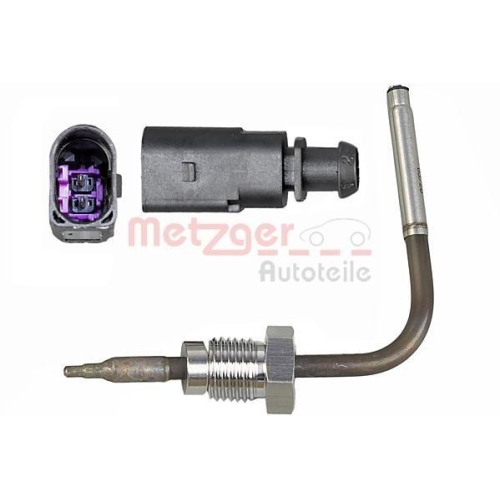 Sensor, Abgastemperatur METZGER 0894590 für SEAT SKODA, vor Katalysator
