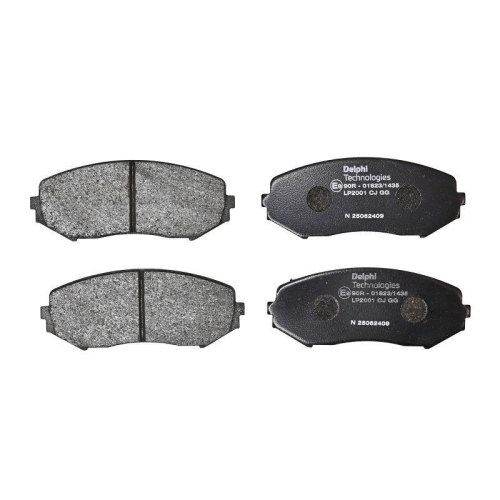 DELPHI LP2001 Bremsbelagsatz, Scheibenbremse f&uuml;r SUZUKI, Vorderachse