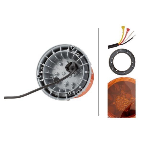 HELLA Blitz-Kennleuchte 2XD 012 984-301 K-LED 1.2 für AEBI