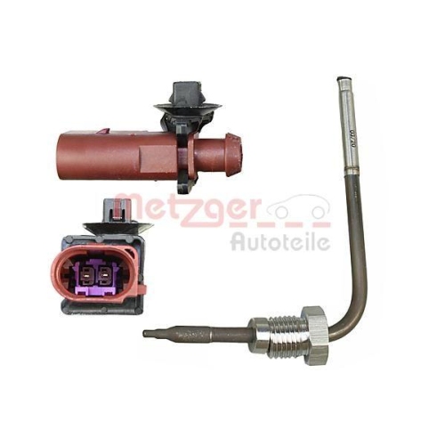 Sensor, Abgastemperatur METZGER 0894592 f&uuml;r SEAT SKODA VAG, vor Abgasturbolader