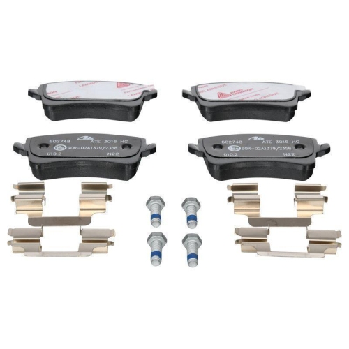 Bremsbelagsatz, Scheibenbremse ATE 13.0460-2748.2 f&uuml;r VAG, Hinterachse