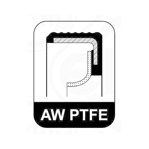 Wellendichtring, Kurbelwelle ELRING 298770 für CHRYSLER DODGE MASERATI JEEP RAM