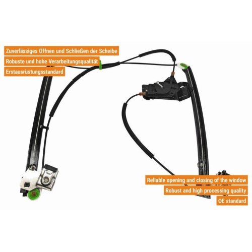 Fensterheber VAICO V10-6311 Original VAICO Qualität für SEAT SKODA VW VAG
