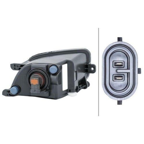 HELLA Nebelscheinwerfer 1NA 011 048-011 für VW, links