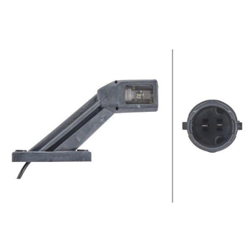HELLA Umrissleuchte 2XS 011 769-617 f&uuml;r, links, seitlicher Anbau