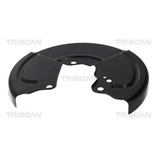 Spritzblech, Bremsscheibe TRISCAN 8125 15204 f&uuml;r FIAT, Hinterachse rechts