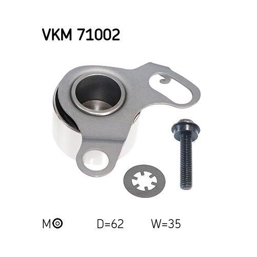 Spannrolle, Zahnriemen SKF VKM 71002 f&uuml;r TOYOTA VW