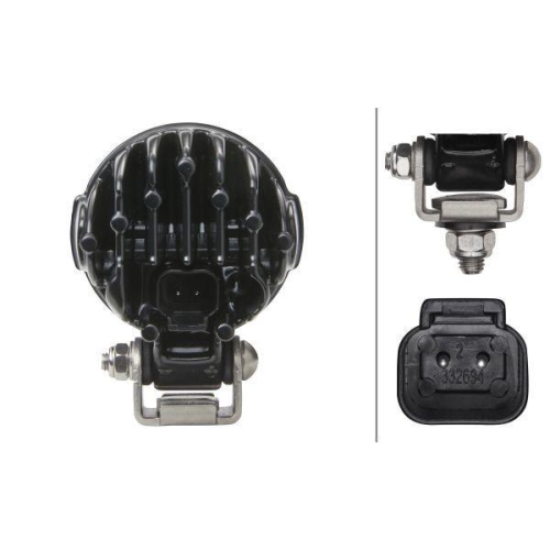 HELLA Arbeitsscheinwerfer 1G0 995 050-061 für LIEBHERR HAKO AGCO JUNGHEINRICH