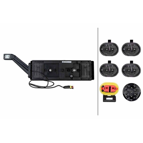 HELLA Heckleuchte 2VP 340 970-341 für, rechts