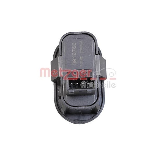 Schalter, Fensterheber METZGER 0916766 f&uuml;r OPEL GENERAL MOTORS, beifahrerseitig