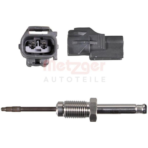 Sensor, Abgastemperatur METZGER 08941108 f&uuml;r TOYOTA, vor Ru&szlig;partikelfilter