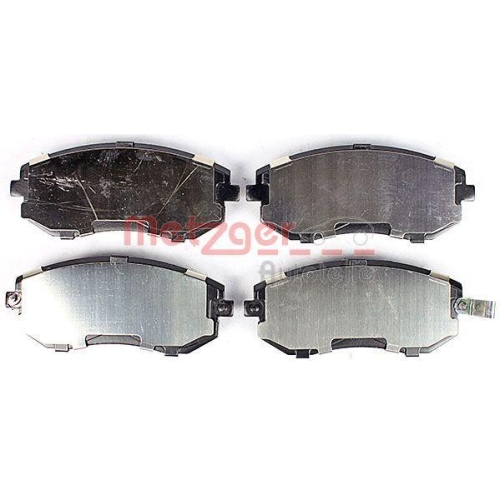 Bremsbelagsatz, Scheibenbremse METZGER 1170275 f&uuml;r SUBARU, Vorderachse