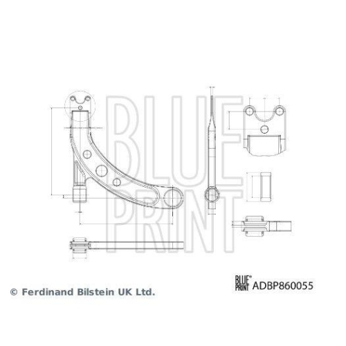 Lenker, Radaufh&auml;ngung BLUE PRINT ADBP860055 f&uuml;r DODGE HYUNDAI