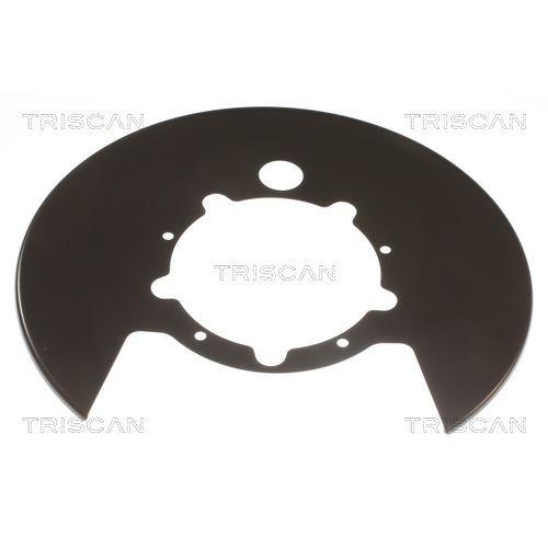 Spritzblech, Bremsscheibe TRISCAN 8125 15208 f&uuml;r FIAT, Hinterachse