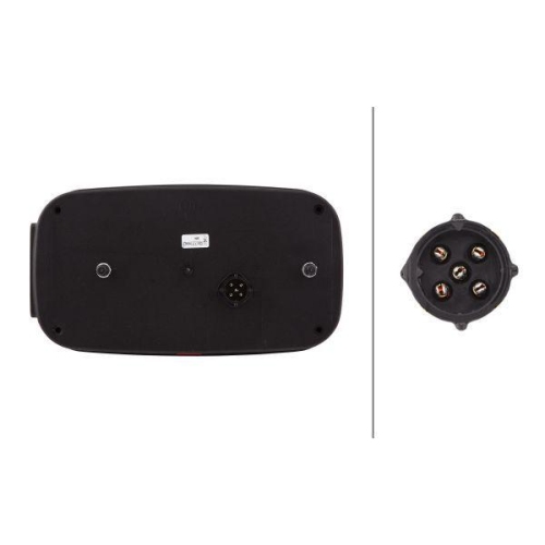 HELLA Heckleuchte 2VB 998 232-011 für, links