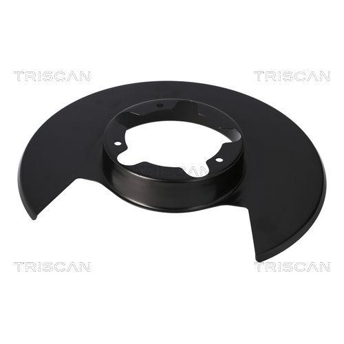 Spritzblech, Bremsscheibe TRISCAN 8125 15209 f&uuml;r FIAT, Hinterachse