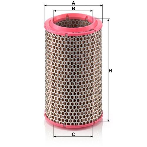 Luftfilter MANN-FILTER C 1589/2 f&uuml;r FIAT
