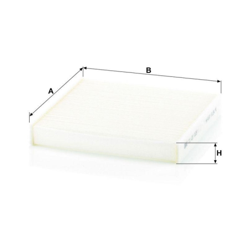 Filter, Innenraumluft MANN-FILTER CU 22 029 f&uuml;r IVECO