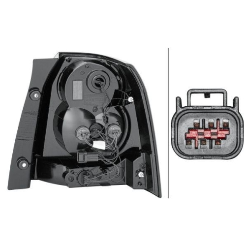 HELLA Heckleuchte 2VP 354 814-011 für LAND ROVER, links