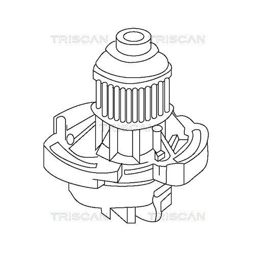 Wasserpumpe, Motork&uuml;hlung TRISCAN 8600 29001 f&uuml;r