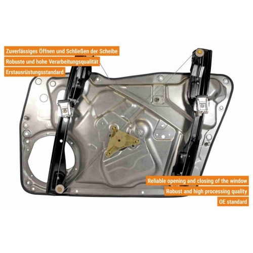 Fensterheber VAICO V10-9847 Original VAICO Qualität für SEAT SKODA VW VAG