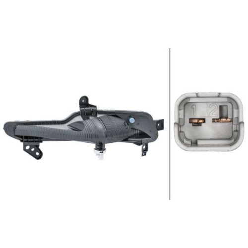 HELLA Blinkleuchte 2BA 012 349-021 für RENAULT, vorne rechts